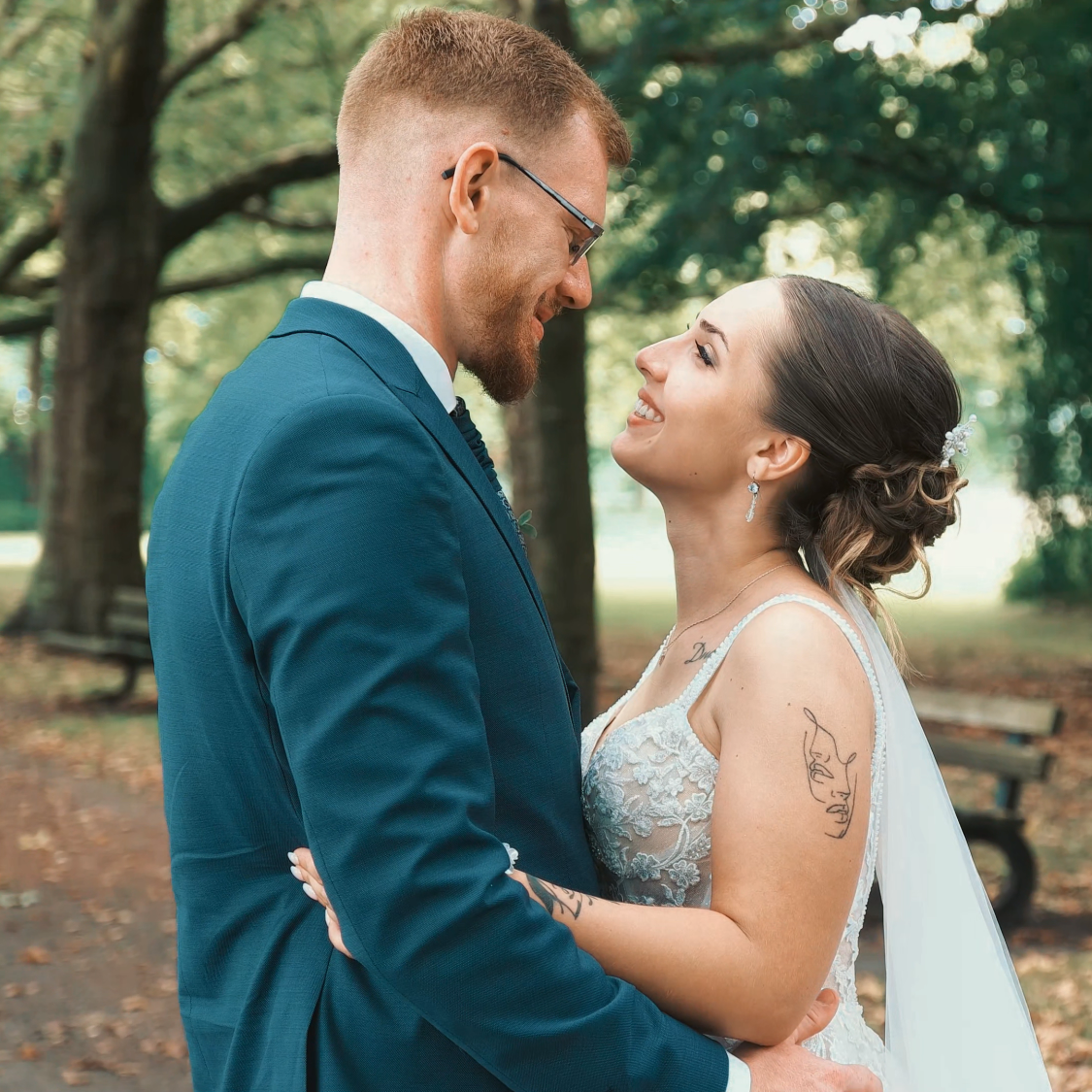 Brautpaar-Shooting in Köln Bonn Gummersbach, Hochzeitsfotograf Alexej Unger